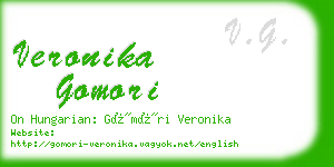 veronika gomori business card